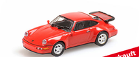 Minichamps 1:87 870069100 Porsche 911 Turbo 1990 Red Neu Ovp