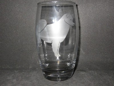 NEW ETCHED FINNISH SPITZ DRINKING GLASS TUMBLER