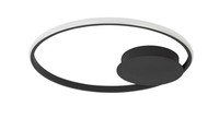 Nova Luce Deckenleuchte Fuline Schwarz 32 W Led Dimmbar 3000 K IP20