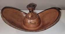 Hand-Turned Natural Edge Magnolia Wood Bowl by Roger Scott and Mark 564