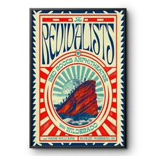 The Revivalists Oct 9 2025 Red Rocks Amphitheatre in Morrison CO Poster