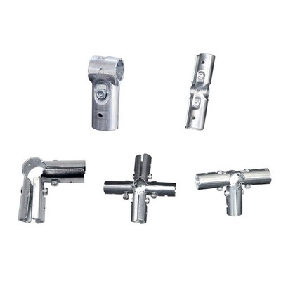 Carbon Steel Round Pipe Joint Bracket For 20mm Tube Easy to Installation