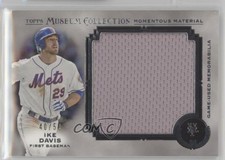 2013 Topps Museum Collection Momentous Material Jumbo Relics 40/50 Ike Davis g6w