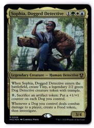Sophia, Dogged Detective - Foil - Commander: Murders at Karlov Manor
