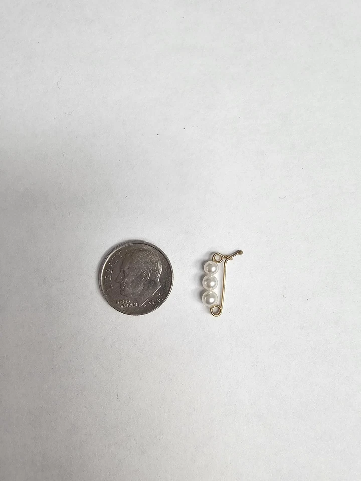 3.5MM Cultured Pearl Shortener Clasp 14k Yellow Gold - Image 2 of 4