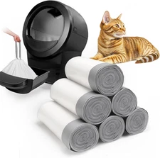 120 Pack Automatic Litter Box Liners Compatible with SCOOPER YOUNG LUXURY PRO