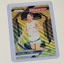 2024 WNBA Prizm Monopoly Kelsey Plum Gold Wave /10.