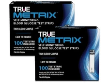 TRUE Metrix Blood Glucose 100 Test Strips Exp 02/28/2027 | Self Monitoring