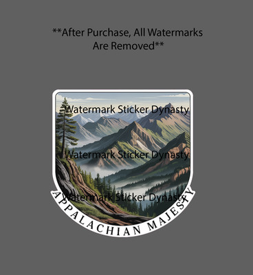 Appalachian Mountains Sticker Outdoor Wildlife Nature Gift Waterproof NEW