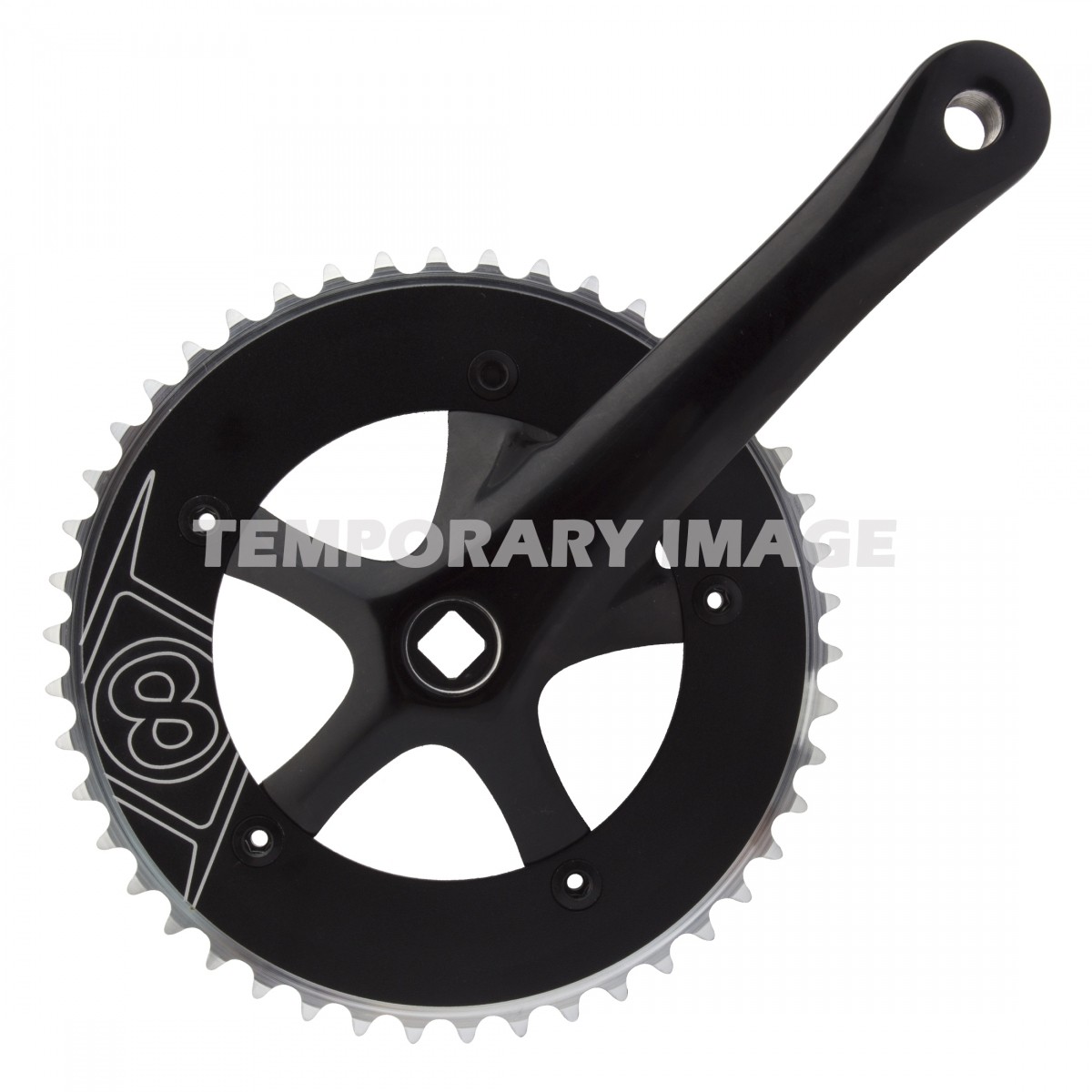 Origin8 Urban SS Crankset 170mm 130/5B 46T 55mm GXP Black