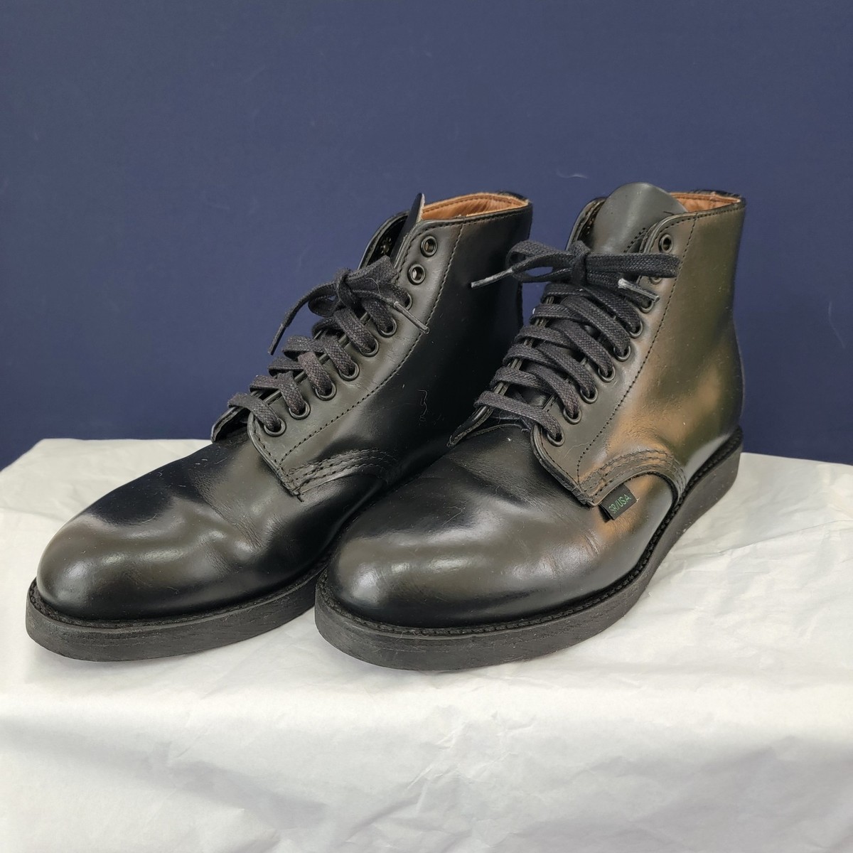 Men's RED WING Heritage Postman 9197 Boot Black Chaparral Leather