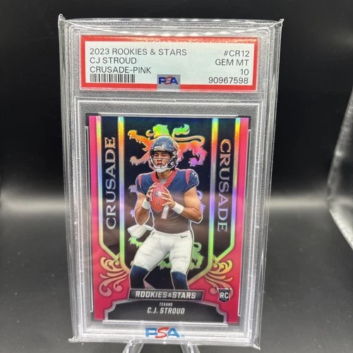 2023 Panini Rookies & Stars - Crusade C.J. Stroud #CR-12 Pink Prizm /75 (RC)