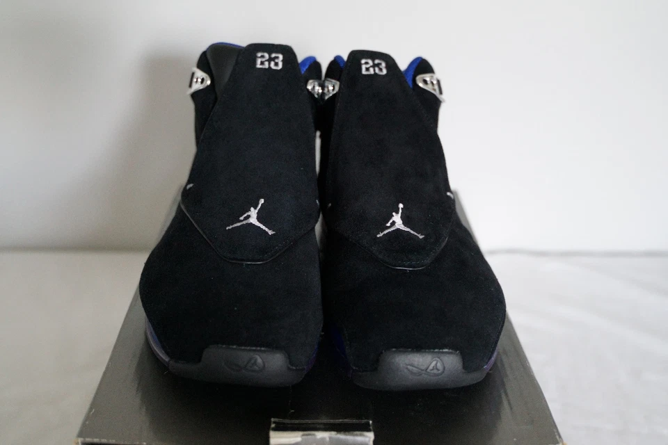 Nuevo Original Air Jordan 18 XVIII Negro Sport Royal OG 2003 talla 9 sin bolsa Foto 2 de 4