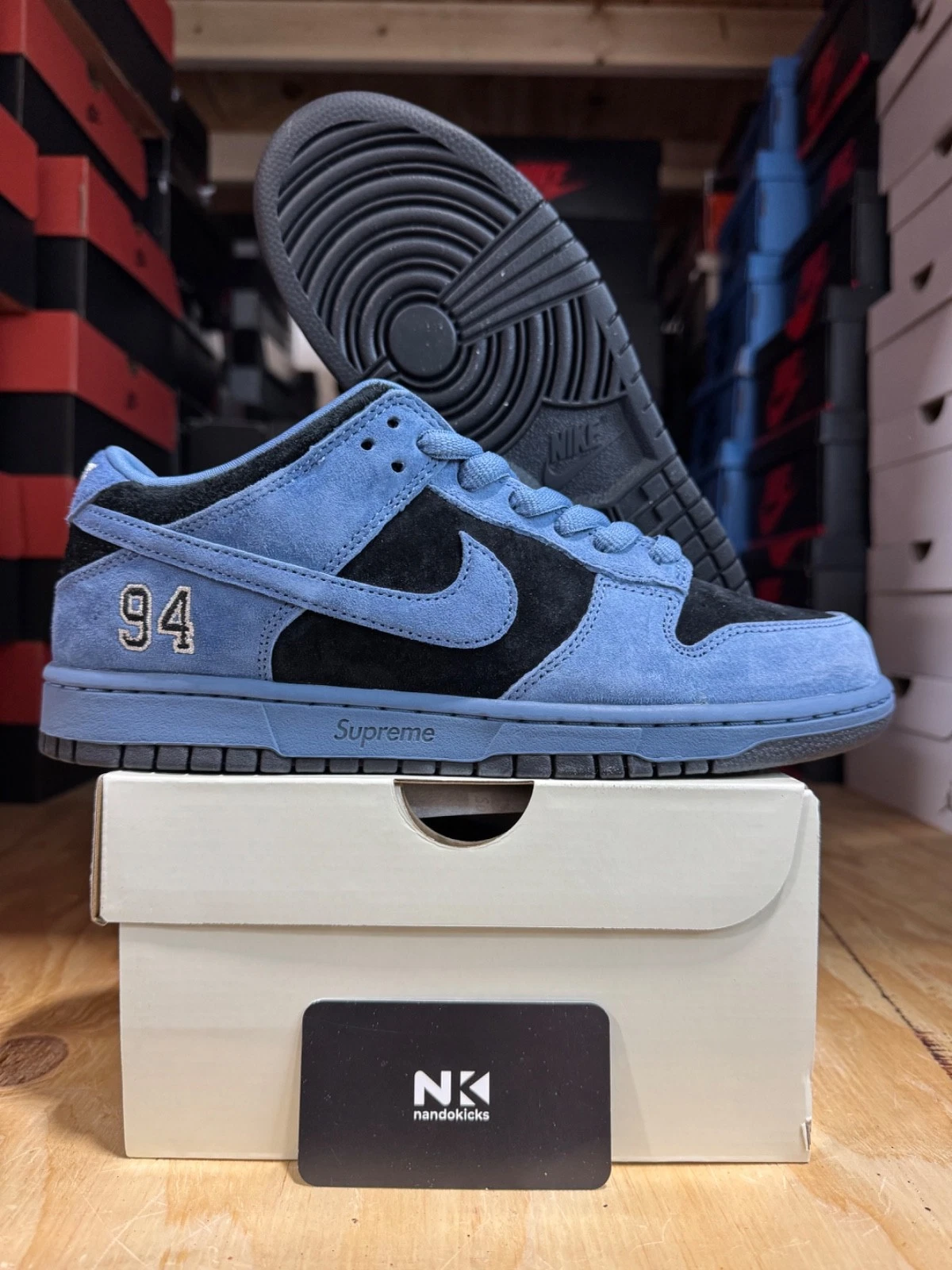 Supreme x Nike Dunk Low SB 'Ocean Fog' HQ8487-400 BRAND NEW MENS SIZES AVAILABLE
Opens in a new wind
