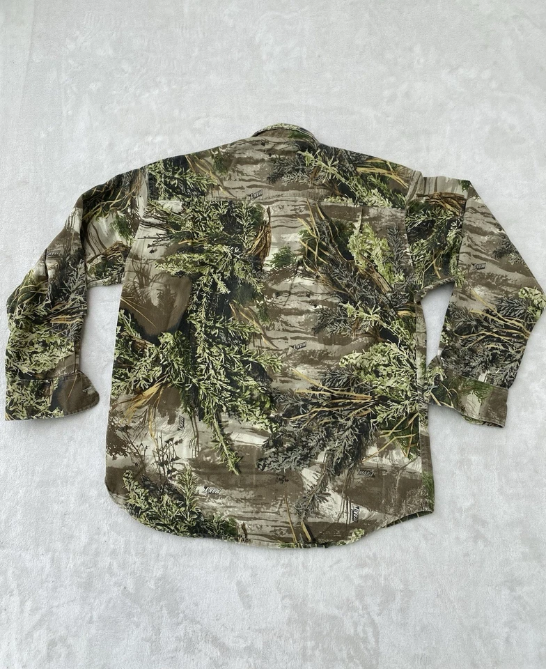 Cabela's Mens Camo Hunting Set Button Shirt Size Medium W/Pants Size 34X31 - Image 3 of 4
