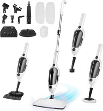 11-in-1 Steam Mop Cleaner for Home, 23FT Cord, 11 Accessories, Multipurpose
