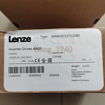 1PCS NEW LENZE E84AVSCE3712SB0 Frequency Converte