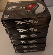 TaylorMade TP5X Golf Balls Lot Of Seven Dozen (84 Balls) - New - White- No Logos