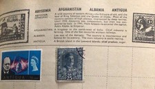 1910 Montenegro Postage stamp + One From Antigua