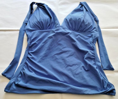 Tommy Bahama Paradise Blue Novelty Pearl Tankini Size L/G