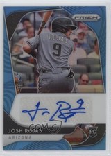 2020 Panini Prizm Rookie Mega Box Carolina Blue 28/50 Josh Rojas #RA-JO Auto 0t1