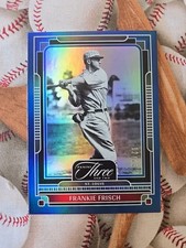 2025 Panini Three and Two Frankie Frisch, Frankie Frisch #31 Navy Blue /25