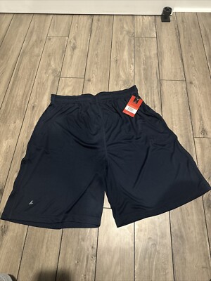 BSN sports Men s agility Shorts With Pockets Navy Blue Size Large NWT
