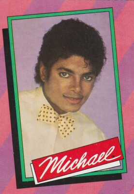 1984 MICHAEL JACKSON SERIES 1 SINGLE TRADING CARD #14