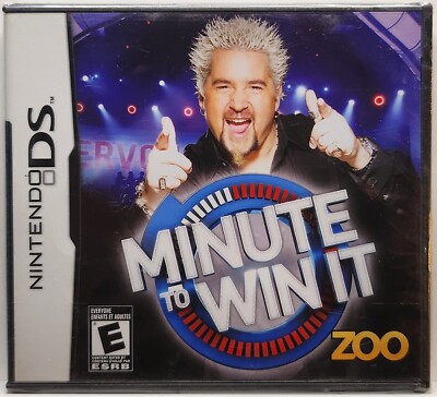 Minute to Win It (Nintendo DS, 2010) Brand New Factory Sealed FREE SHIPPING  