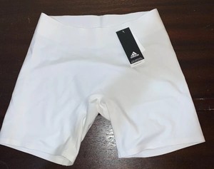 adidas compression shorts white