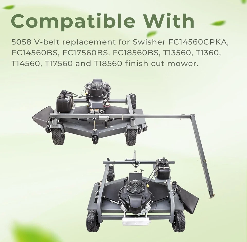 New Swisher 5058 Replacement 122 in. Deck Belt for Select 60 in. Mowers - Image 4 of 4