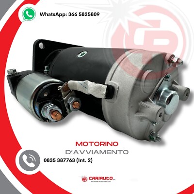 Motorino Avviamento Per Trattore Adattabile Fiat 4807375 - Foto 7