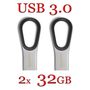 SanDisk Cruzer Loop 32GB NEW Lot 2x 3…