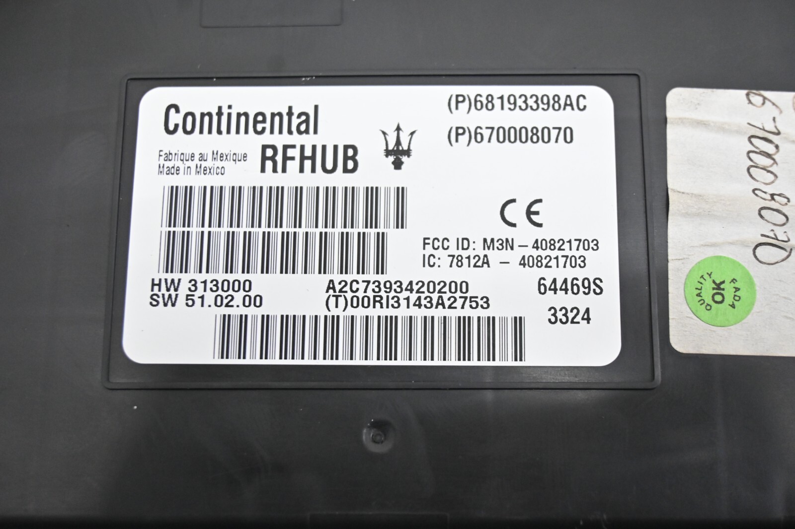 ⭐ 14-21 Maserati Quattro Ghibli Remote Keyless Entry Start Control Modul Ecu Oem