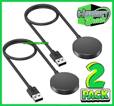 E-TECH 2 Pack Wireless Magnetic Charger For Samsung Galaxy Watch 8/7/6/5/5 Pro/4/Active