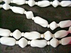 Milk Glass Bead Necklace 1930's Strand 26" Long Barrel Clasp Vintage — photo 3