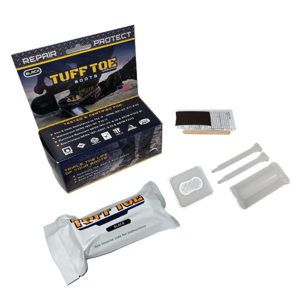 TUFF TOE Original Formula Work Boot Toe Guard Protection & Leather Repair Kit