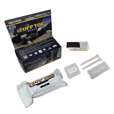 TUFF TOE Original Formula Work Boot Toe Guard Protection & Leather Repair Kit