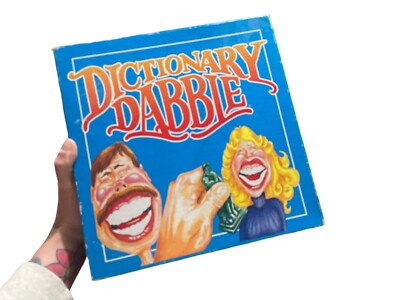 Dictionary Dabble Game 1993 Edition Used But Great Shape Has All Pieces Fun Game