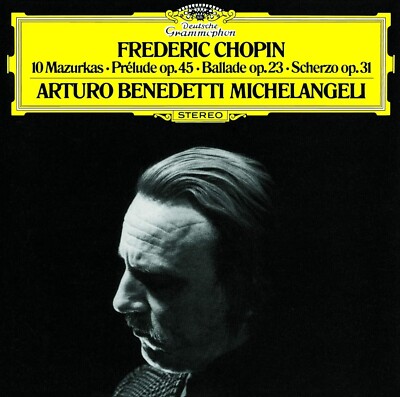 CD New Michelangeli Piano  Chopin 10 Mazurkas/Ballade Op.23/etc Japan OBI