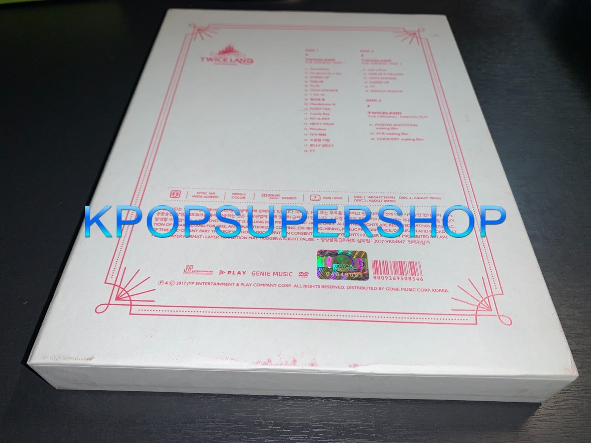 Twice Twiceland The Opening Concert 1st Tour 2017 DVD Rare OOP