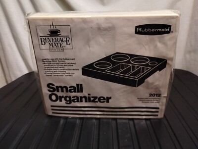 new VINTAGE beverage mate system SMALL ORGANIZER RUBBERMAID sealed 2012