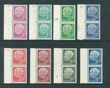BRD Bund Heuss Nr. 179y-260y Druckerzeichen postfrisch ** - Mi. 1200,-