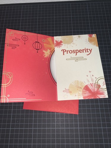 Hallmark Chinese New Year Card: Happiness Wisdom Prosperity Good Fortune Health - Picture 3 of 10