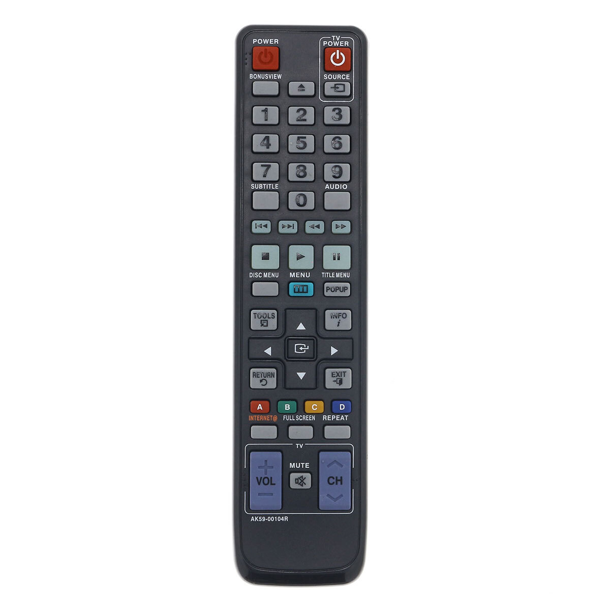 Thumbnail - Ersatz Fernbedienung Für Samsung Bdc5500xse Blu-ray Player