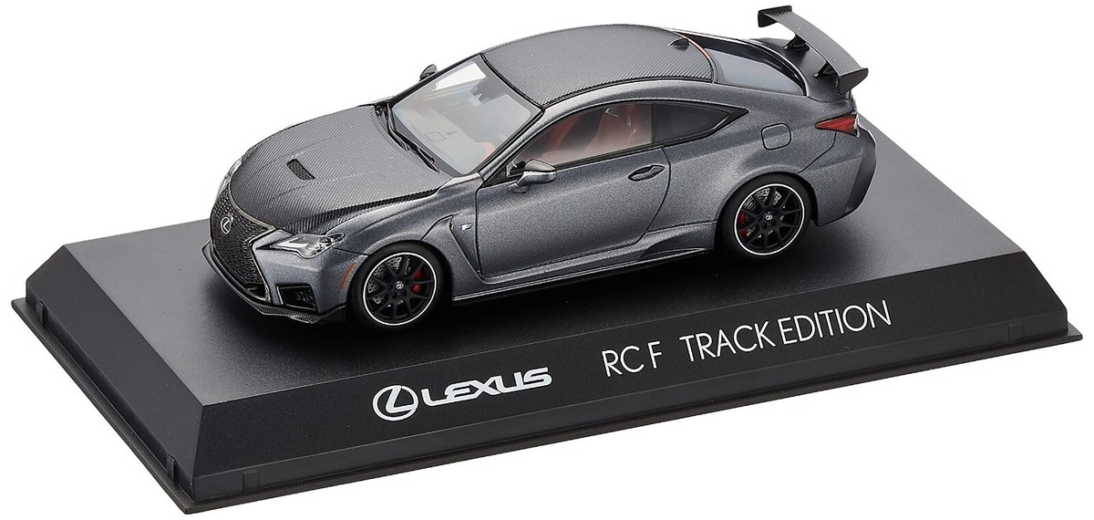 Kyosho Original 1/43 LEXUS RC F Track Edition Gray Left Handle