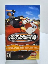 Tony Hawk's Pro Skater 4 Playstation 2 PS2 Manual booklet Only with Reg Card