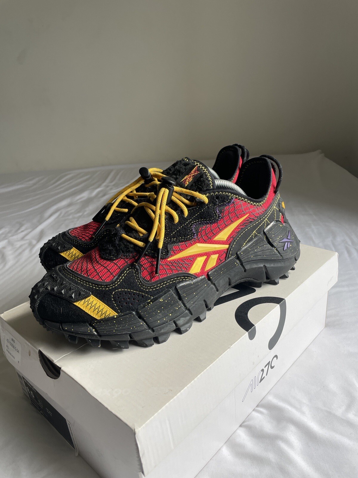 Size 8.5 - Reebok Zig Kinetica 2 Edge x A$AP Nast Vector Red 2021