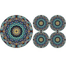 Set tovagliette tavolo feltro Bertoni 5 pezzi EE008