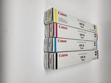 SET OF 4 - CANON GPR-36 TONER CARTRIDGE - BLACK CYAN MAGENTA YELLOW